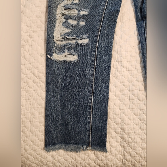 CarMar Los Angeles Distressed High Rise Denim Jeans - Picture 3 of 7